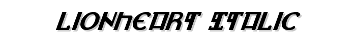 Lionheart Italic font
